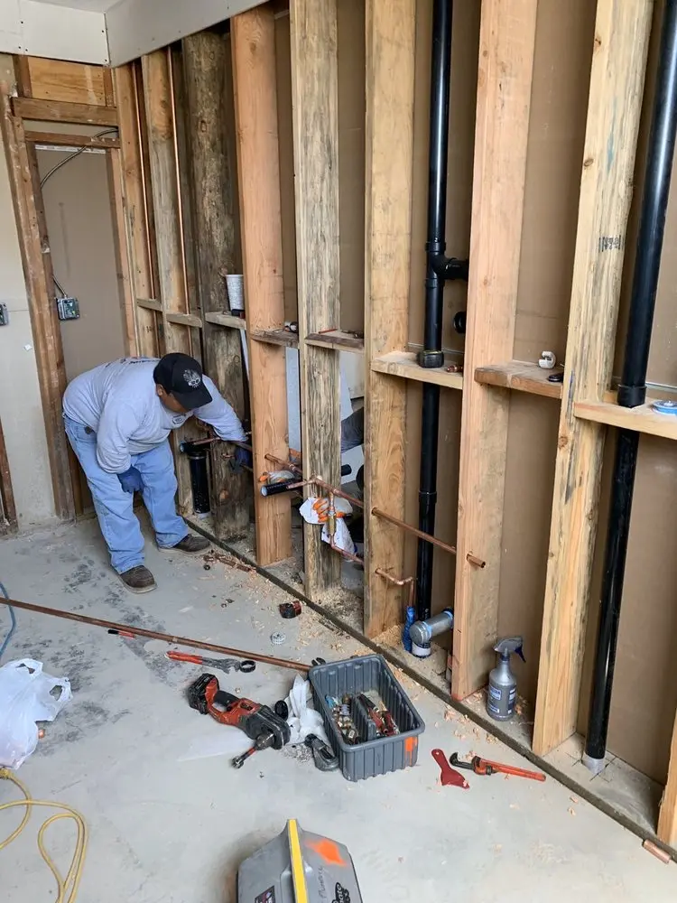 Commercial rough-in plumbing for Water Heater Replacement in Guntersville